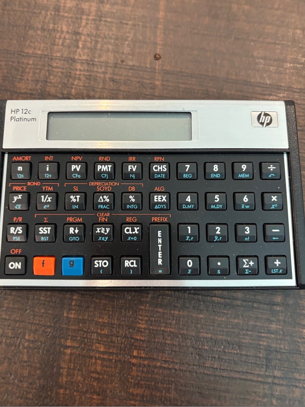 HP 12c Platinum Financial Calculator - Excellent Condition - Tested & Working